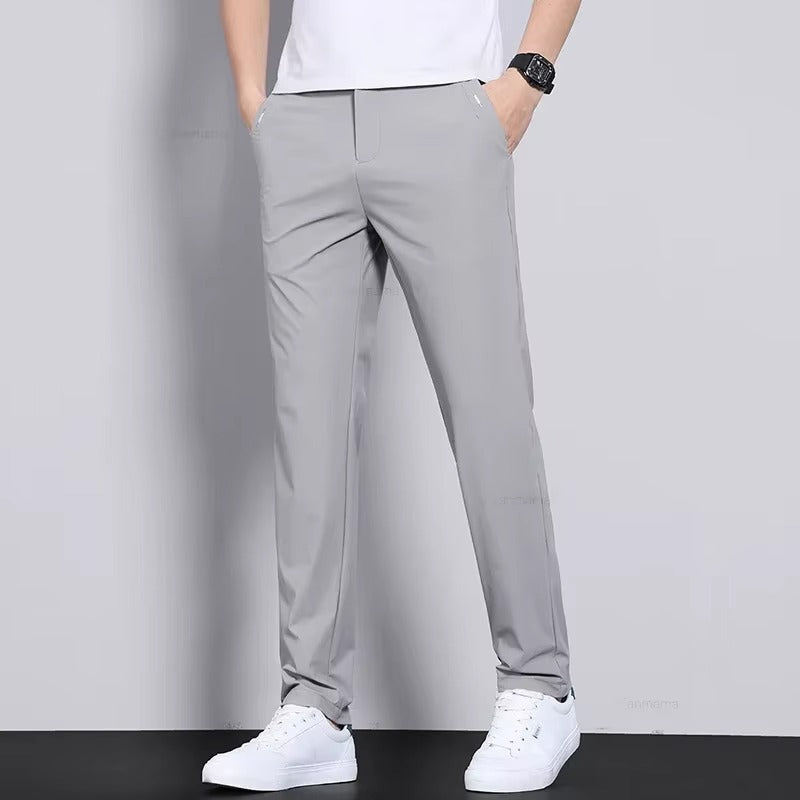 Elastic Trousers Pants
