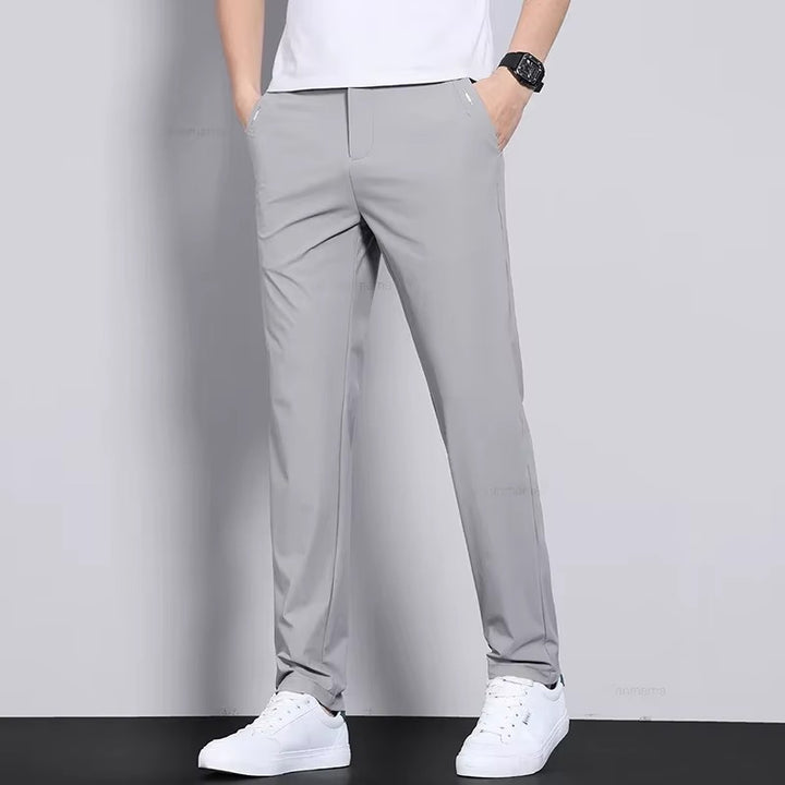 Elastic Trousers Pants