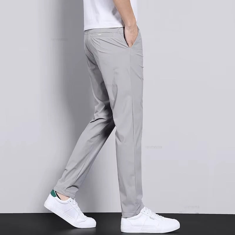 Elastic Trousers Pants