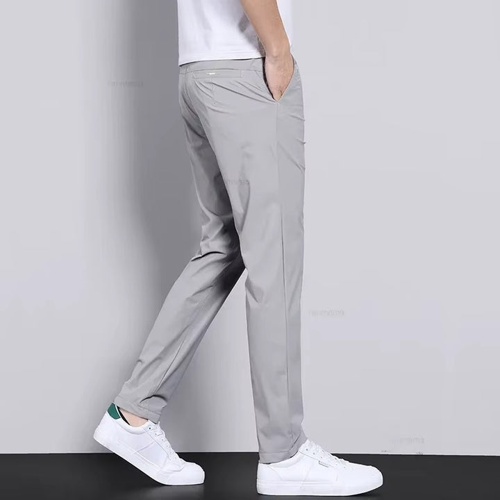 Elastic Trousers Pants