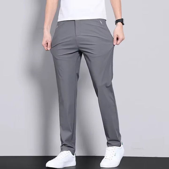 Elastic Trousers Pants