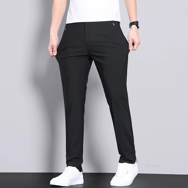 Elastic Trousers Pants