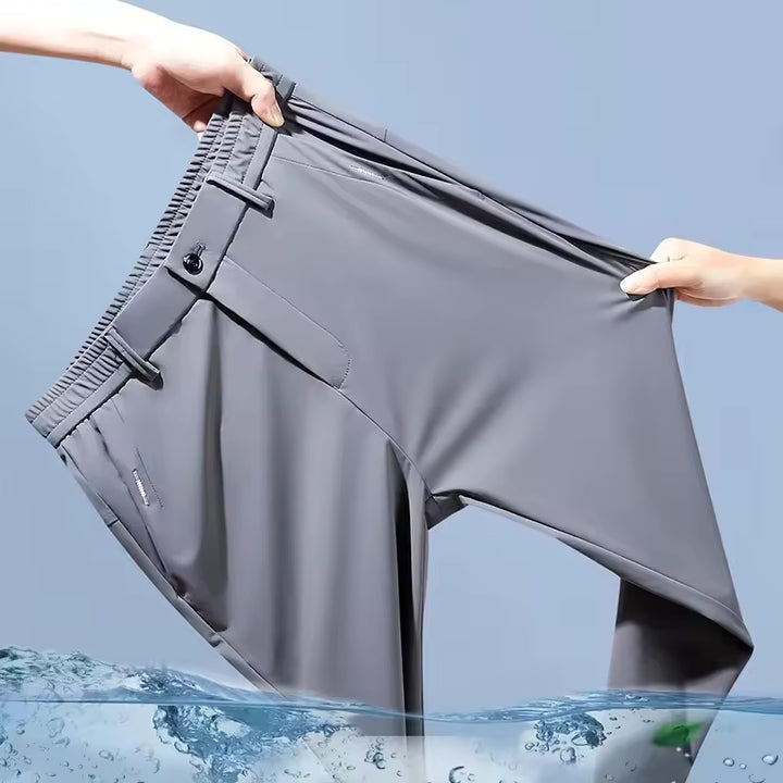 Elastic Trousers Pants