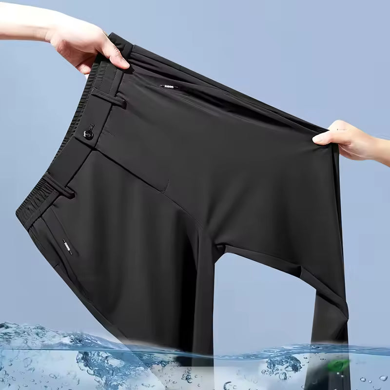 Elastic Trousers Pants