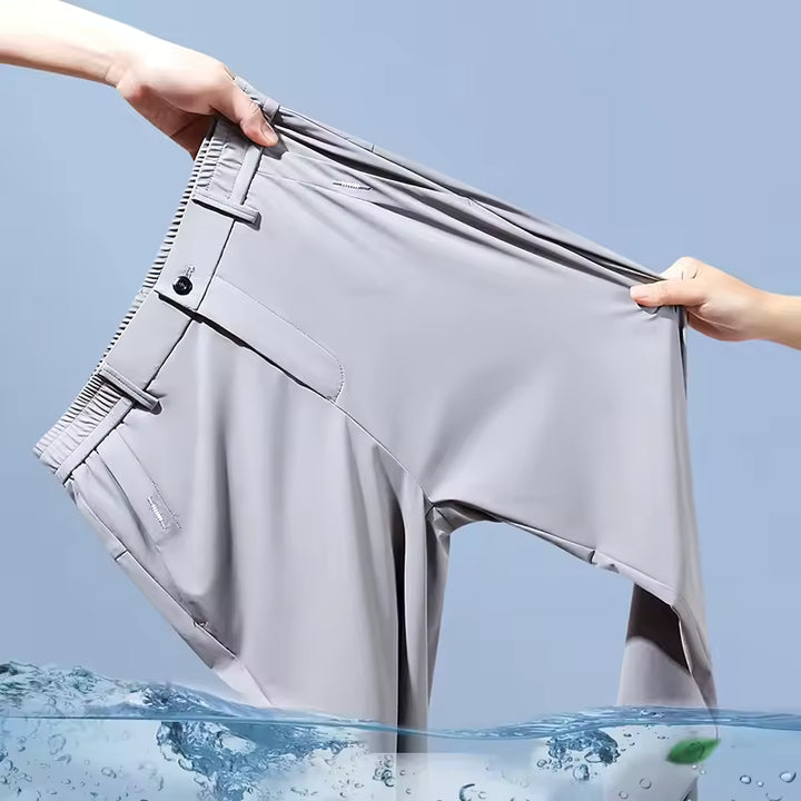 Elastic Trousers Pants